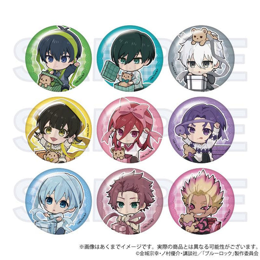 《藍色監獄》 交易徽章 胸針 禮物絲帶款 【BOX／9個裝】