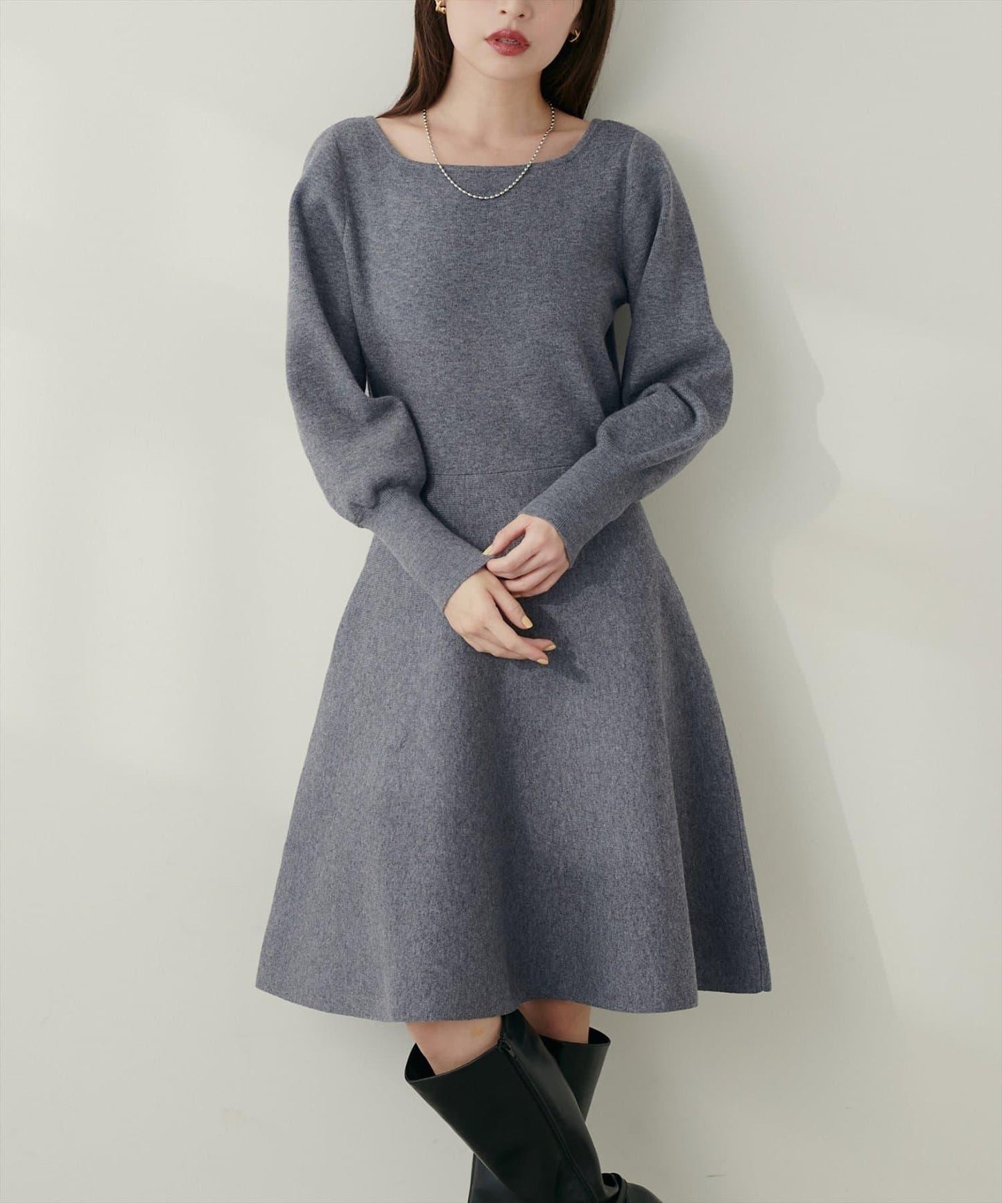 【natural couture】前後兩穿迷你連衣裙