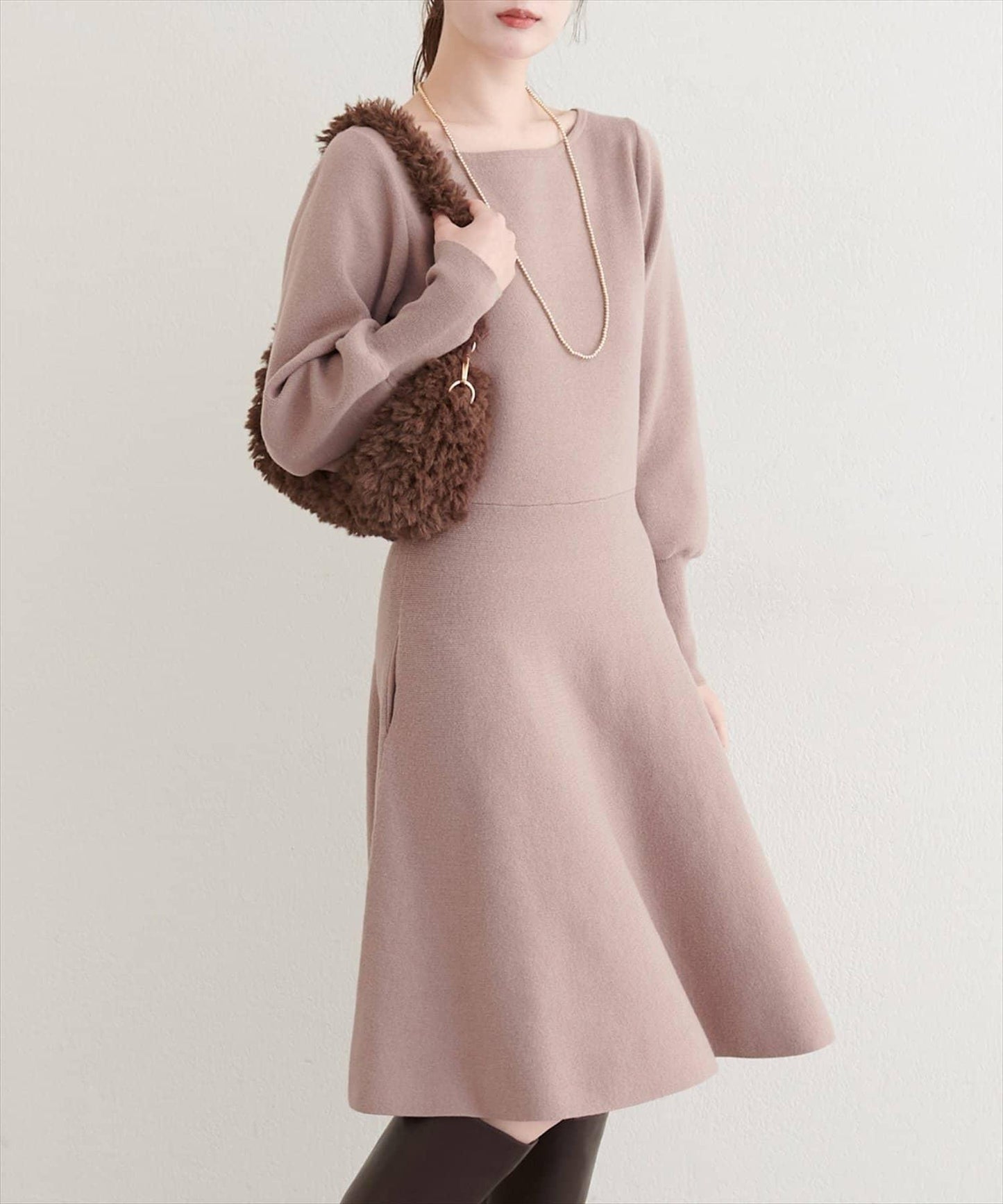 【natural couture】前後兩穿迷你連衣裙