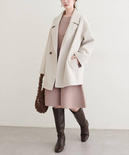 【natural couture】前後兩穿迷你連衣裙