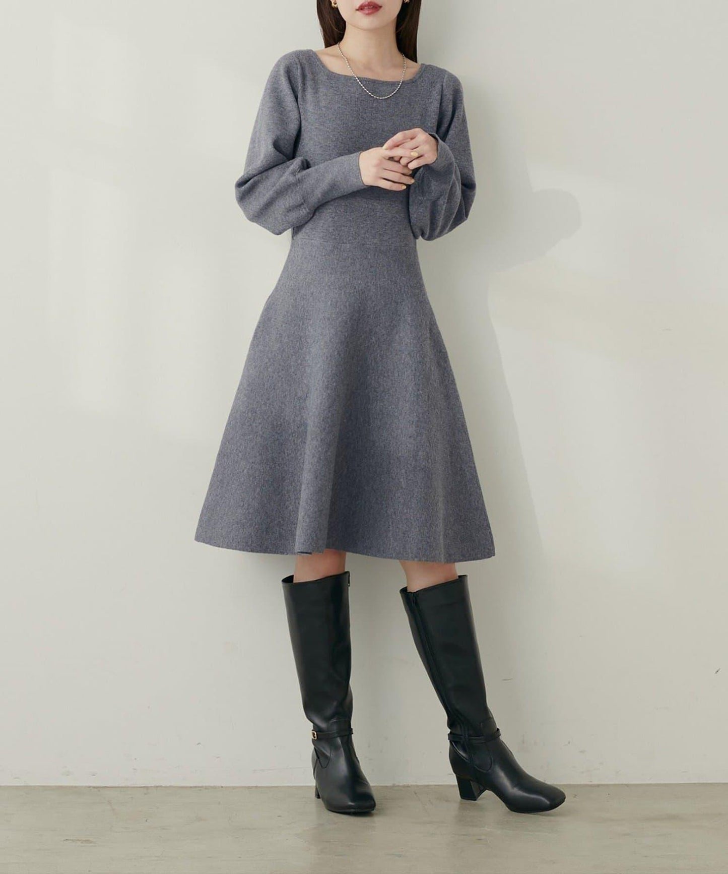 【natural couture】前後兩穿迷你連衣裙