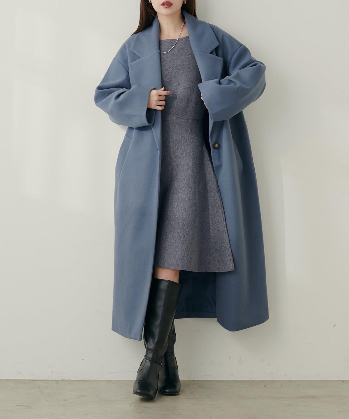 【natural couture】前後兩穿迷你連衣裙