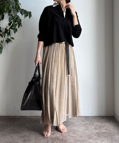 隨機褶皺半身裙