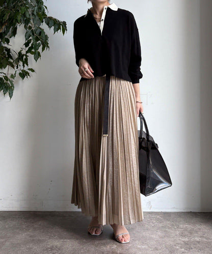 隨機褶皺半身裙