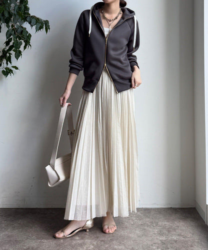 隨機褶皺半身裙