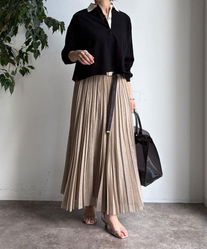 隨機褶皺半身裙