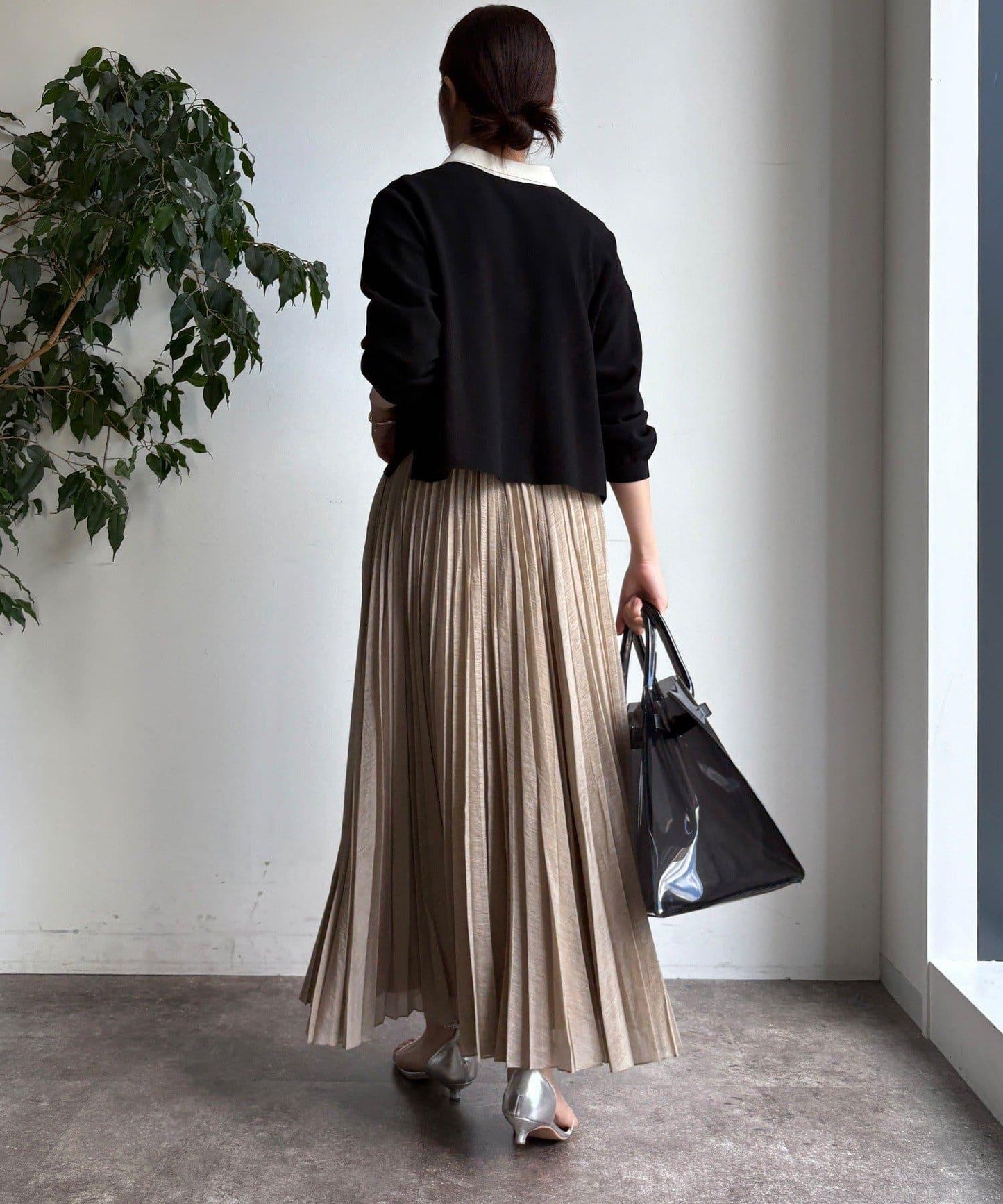 隨機褶皺半身裙