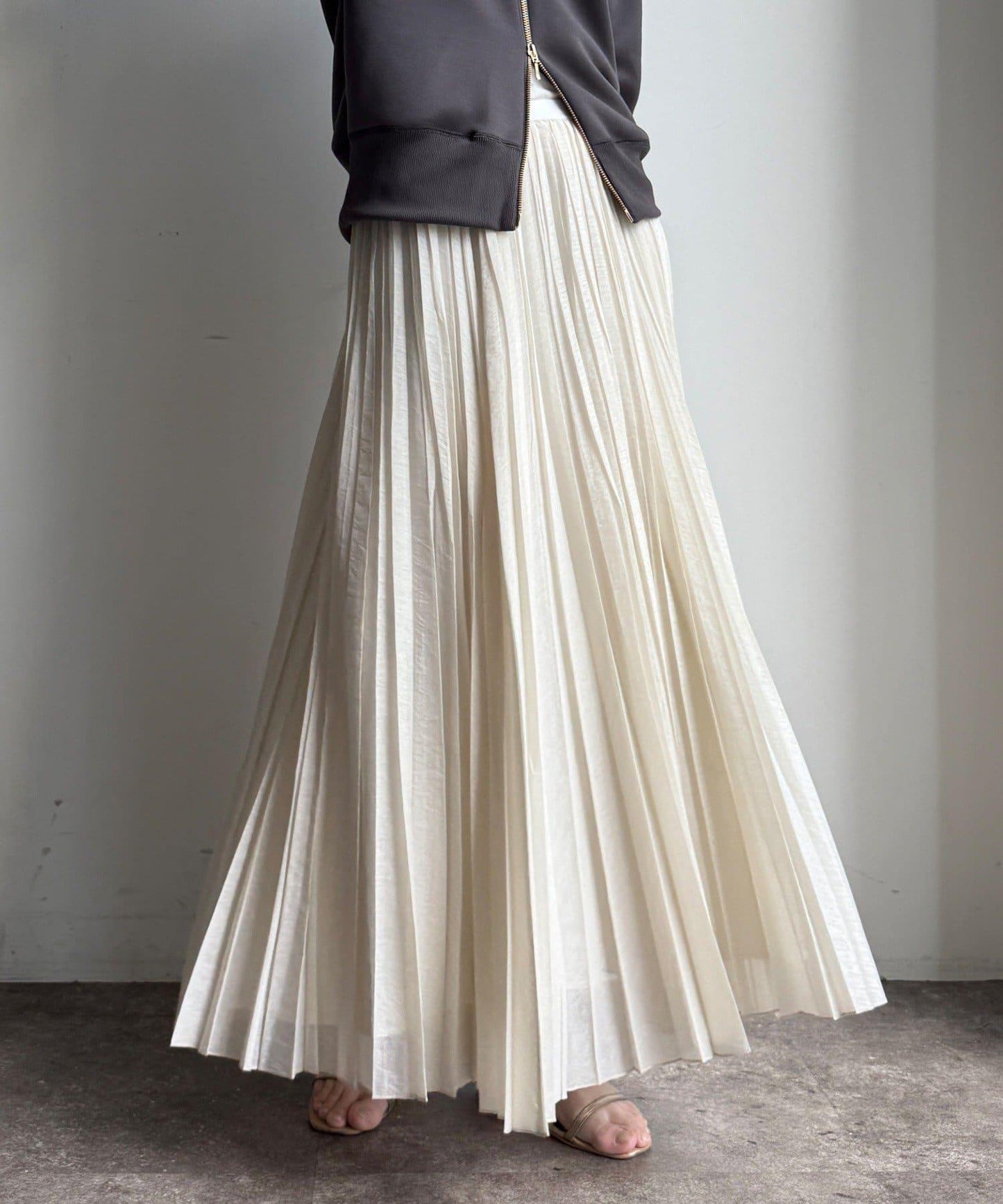 隨機褶皺半身裙