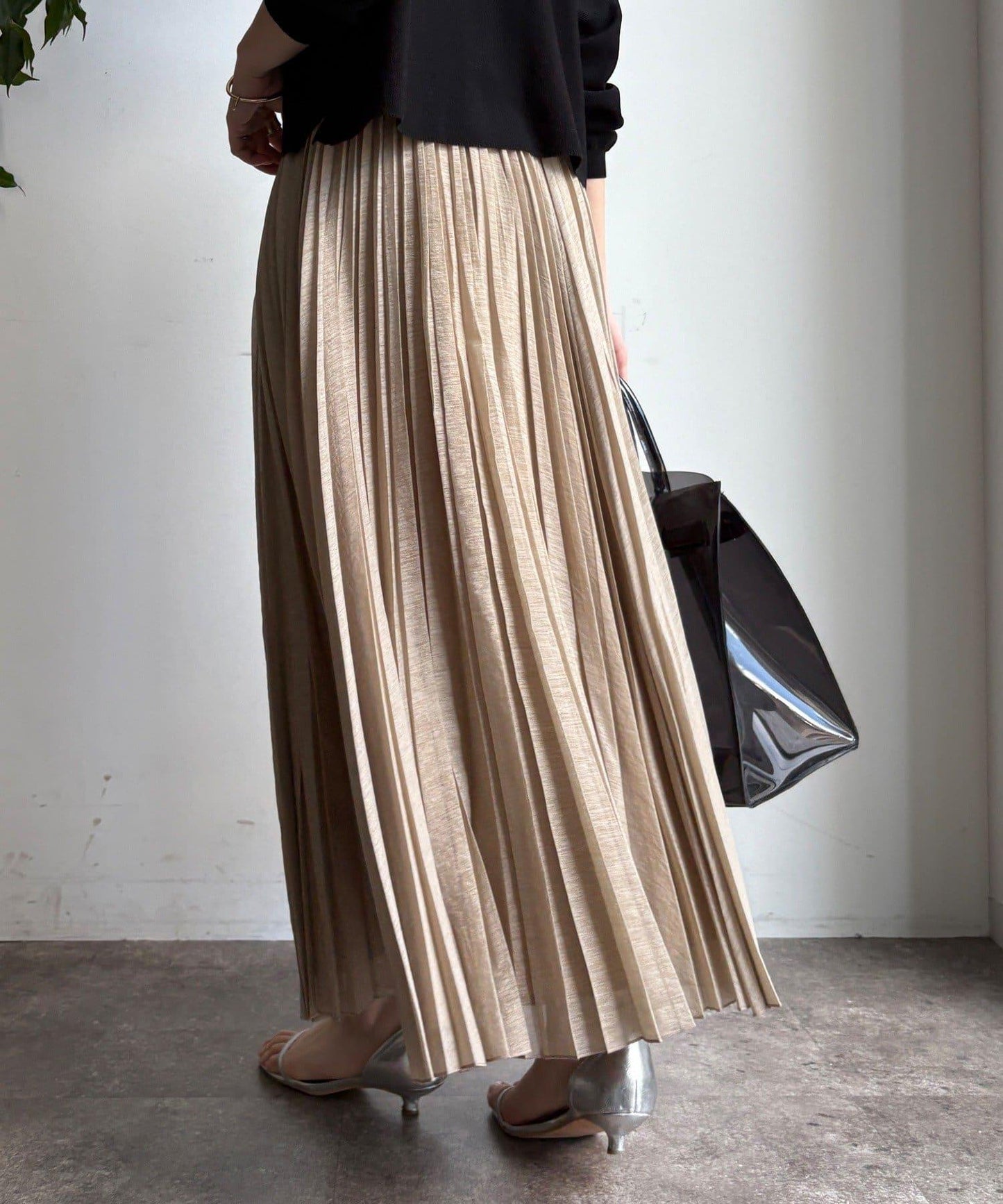 隨機褶皺半身裙