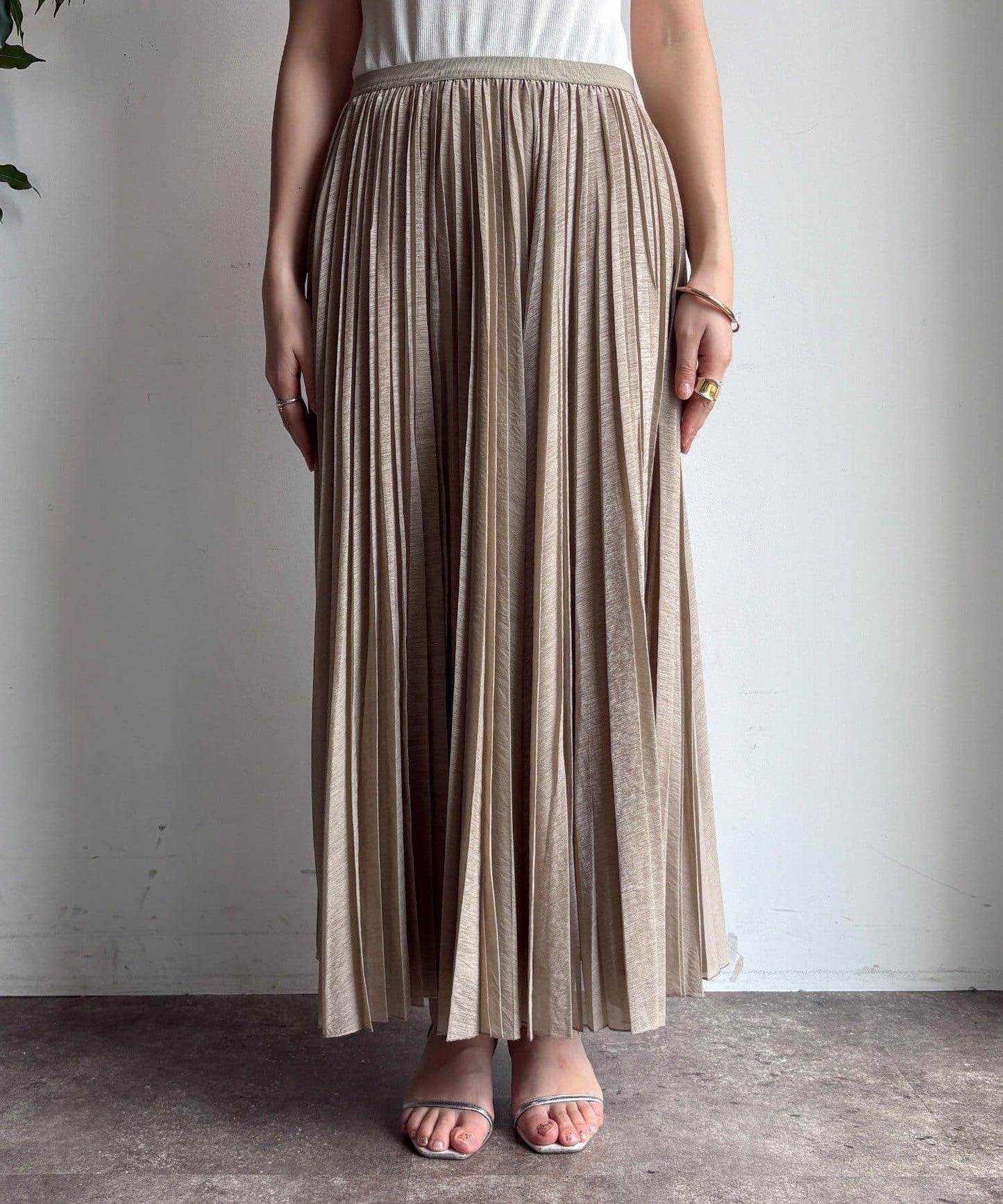 隨機褶皺半身裙