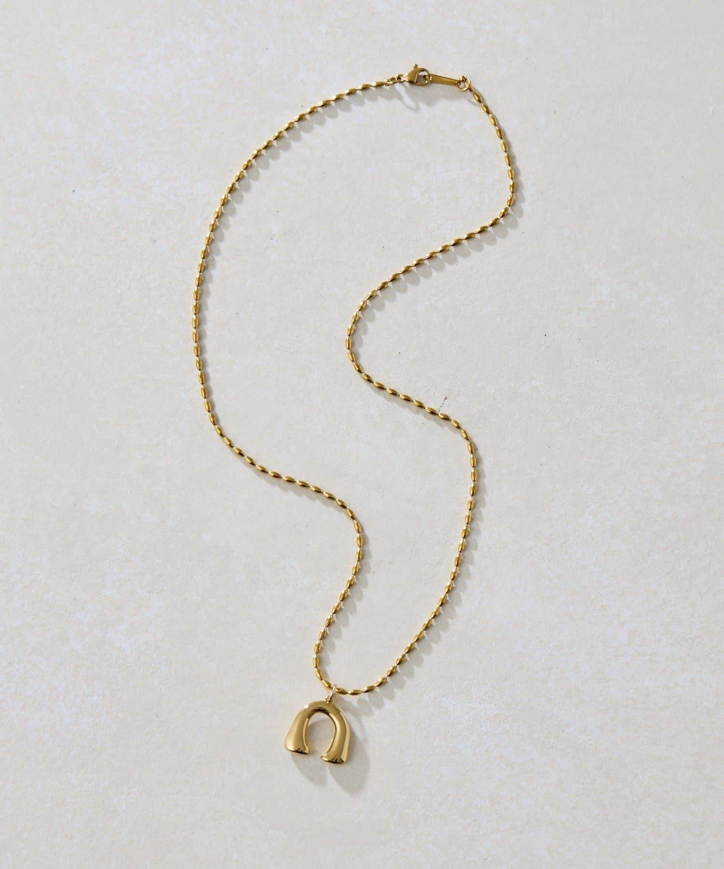 金屬過敏適用/不鏽鋼 C型配件吊墜項鍊