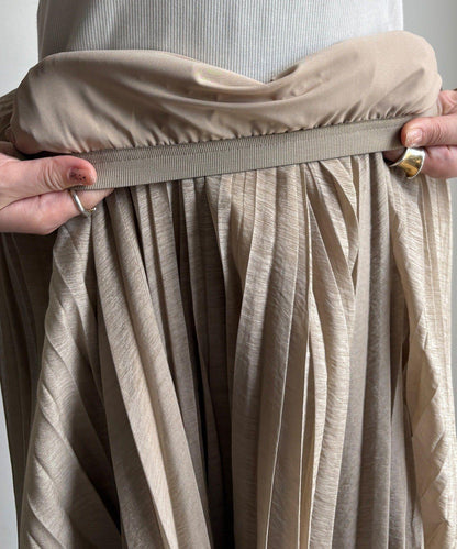 隨機褶皺半身裙