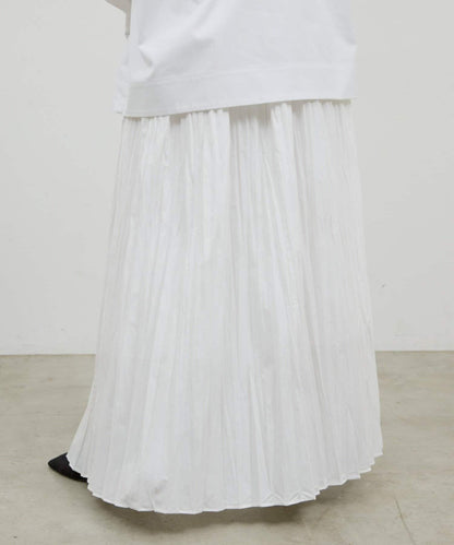 楊柳褶皺喇叭裙