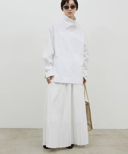 楊柳褶皺喇叭裙