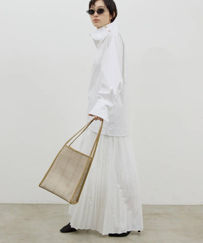 楊柳褶皺喇叭裙