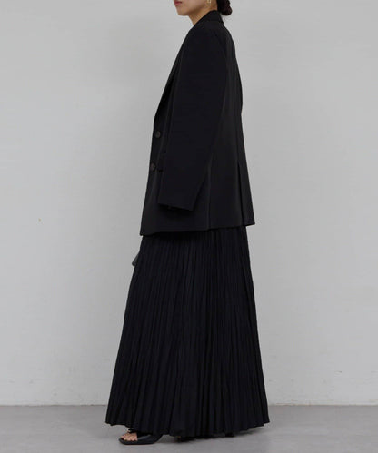 楊柳褶皺喇叭裙