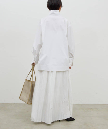 楊柳褶皺喇叭裙