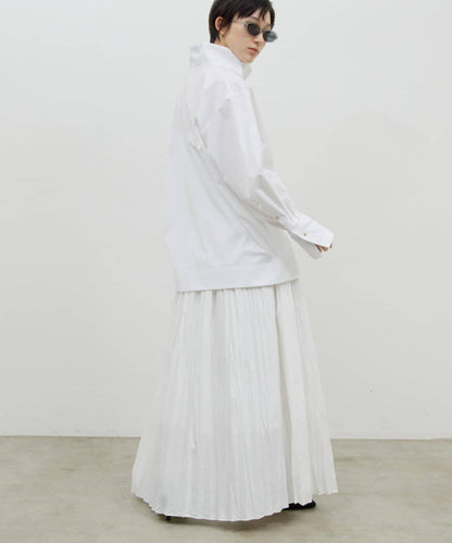 楊柳褶皺喇叭裙