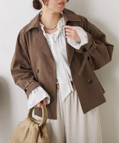 短款風衣夾克