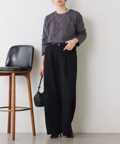 浮雕標誌短袖T恤