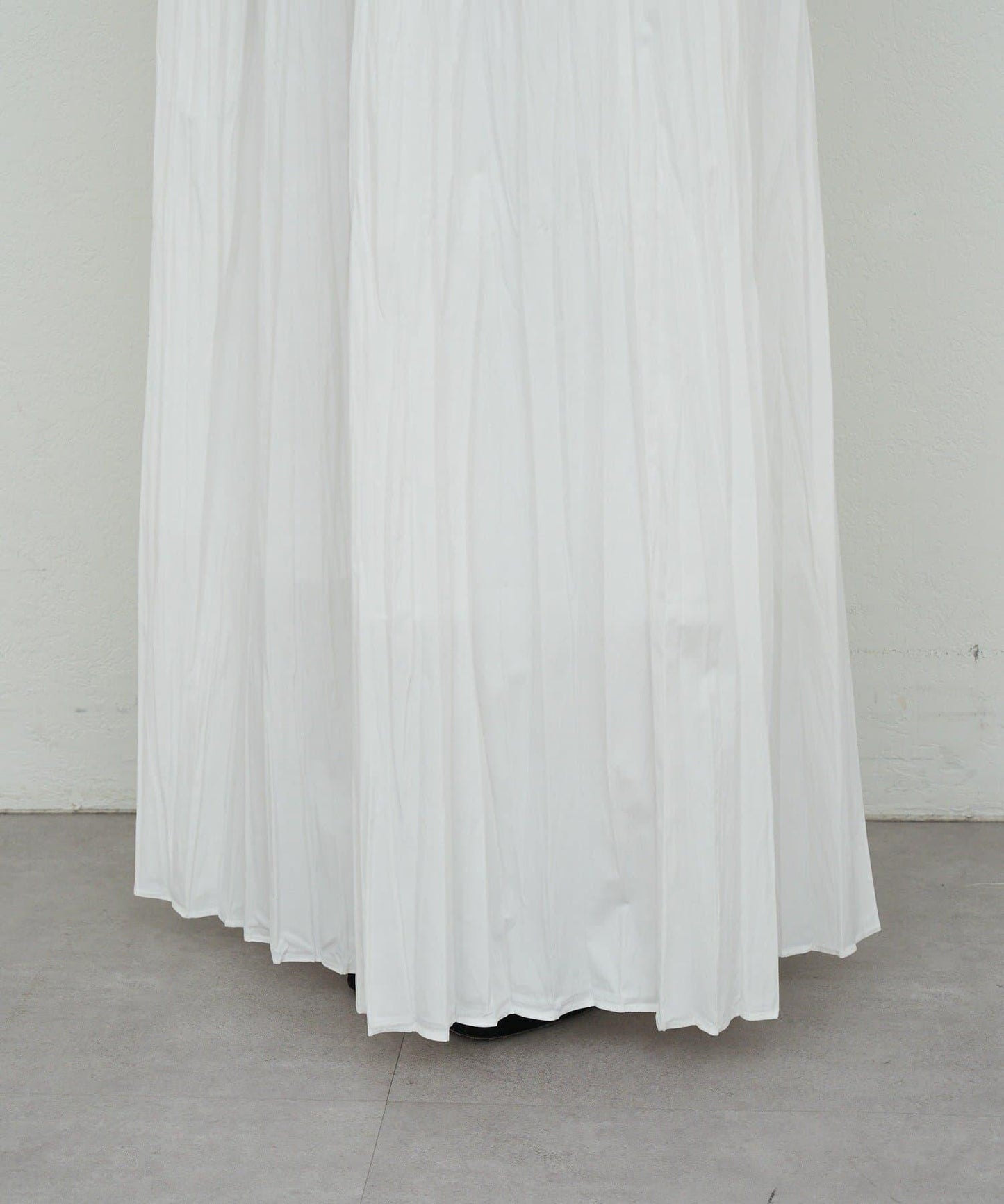 楊柳褶皺喇叭裙