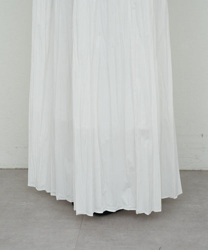 楊柳褶皺喇叭裙