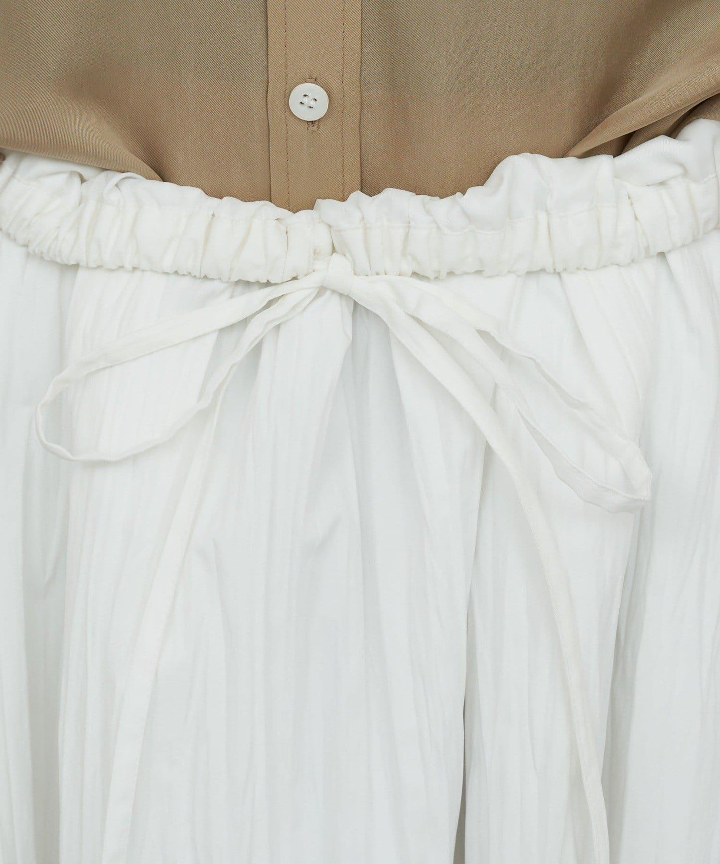 楊柳褶皺喇叭裙