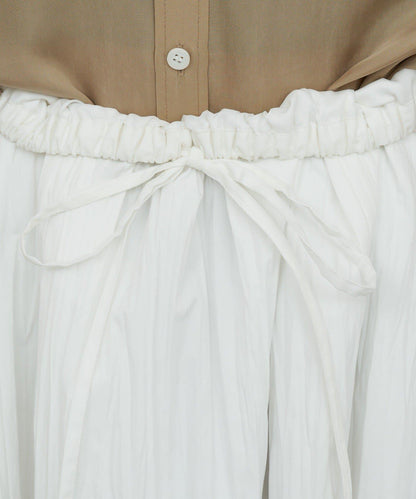 楊柳褶皺喇叭裙