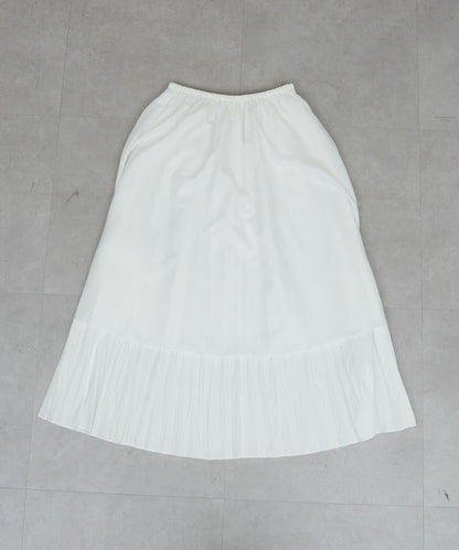 楊柳褶皺喇叭裙