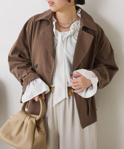 短款風衣夾克