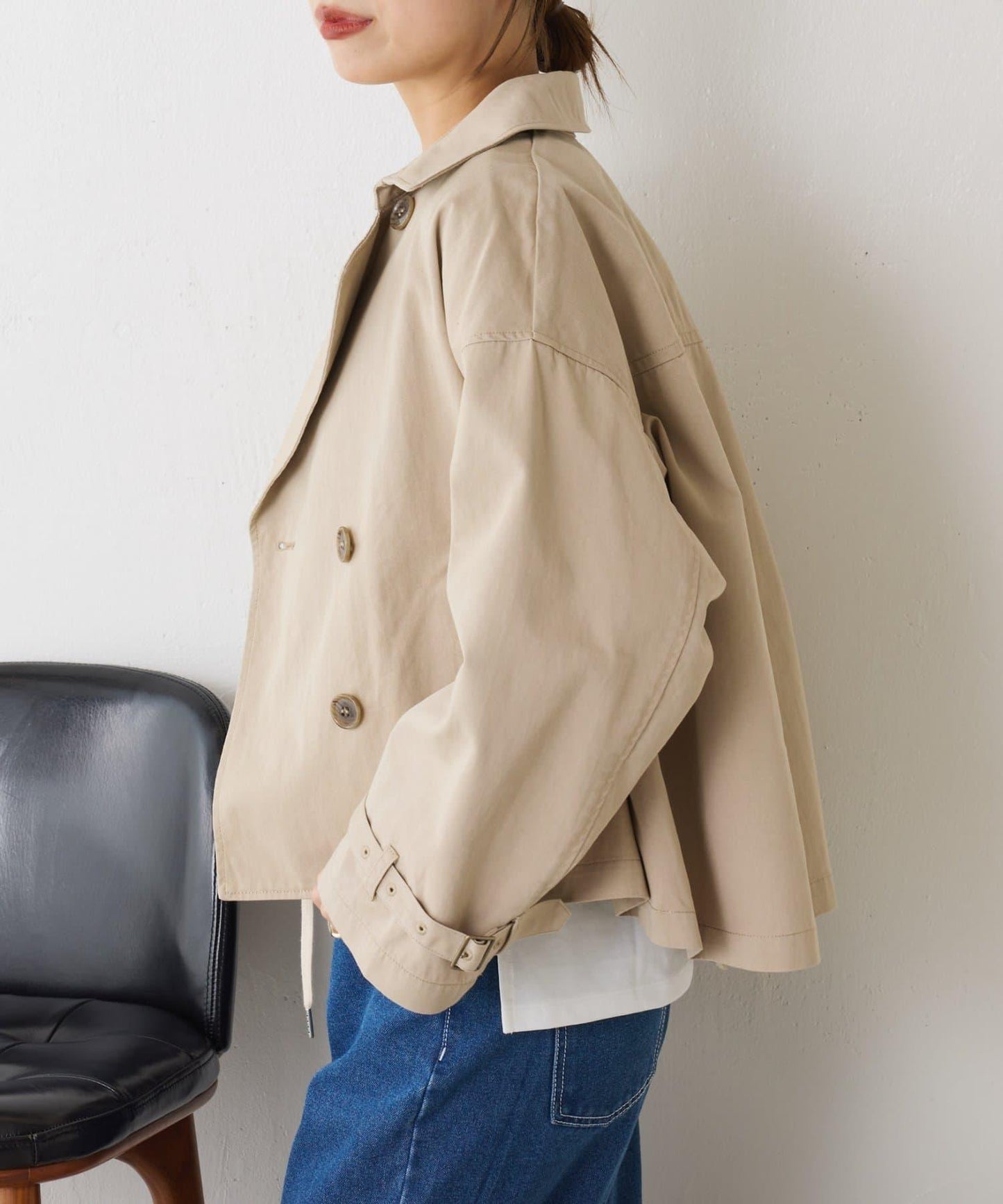 短款風衣夾克