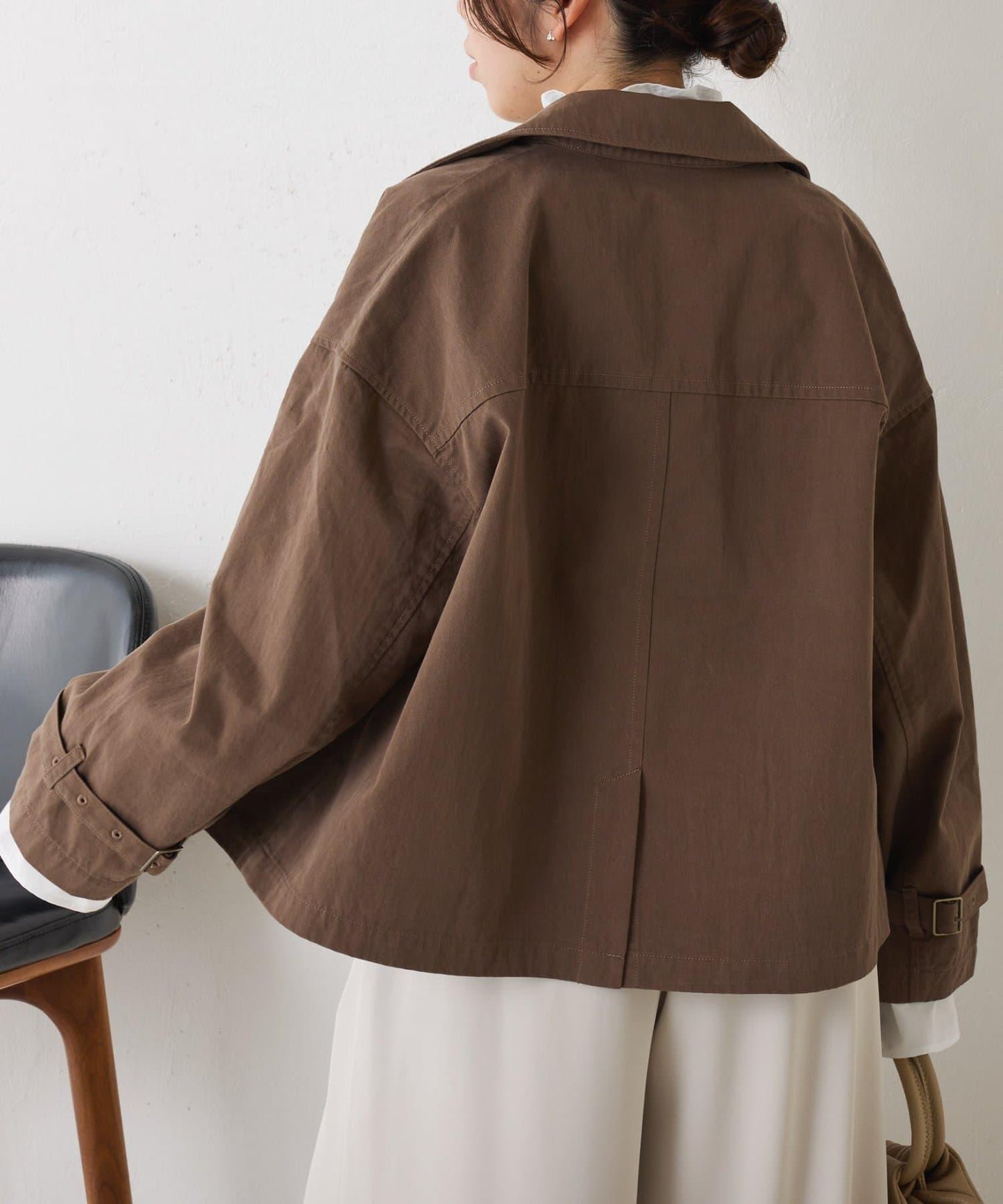 短款風衣夾克