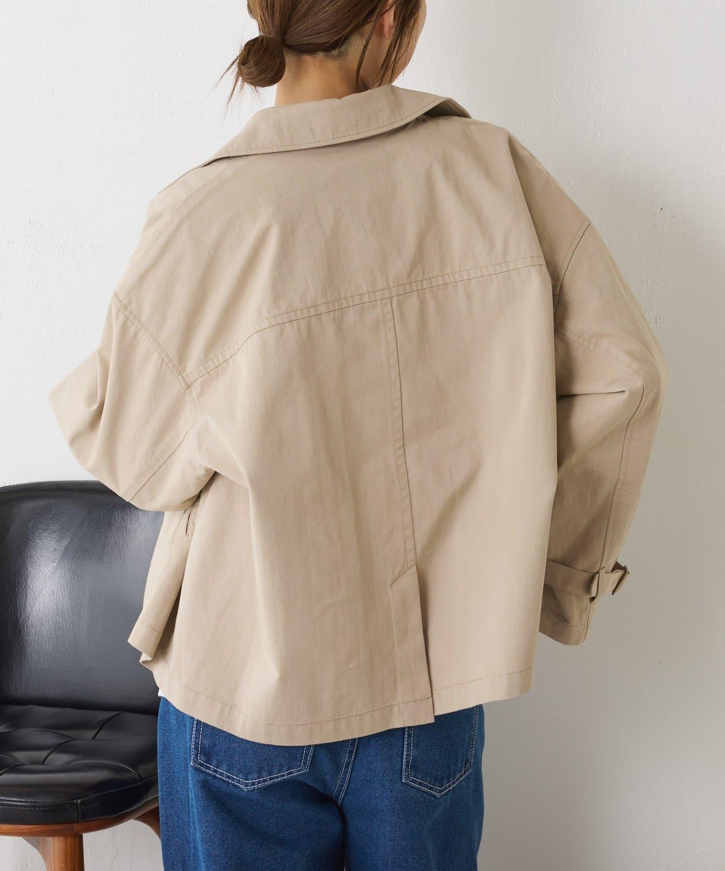 短款風衣夾克
