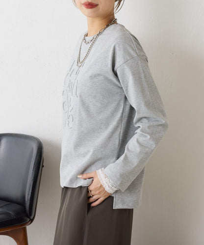 浮雕標誌短袖T恤