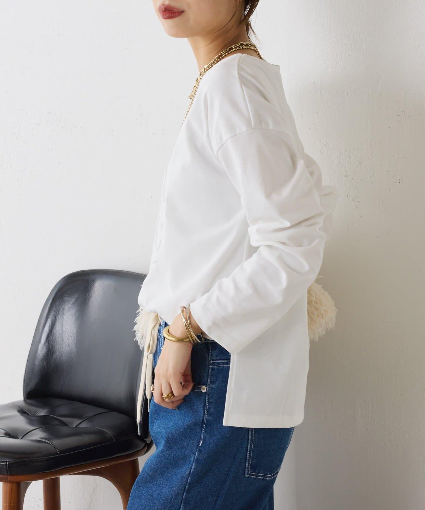 浮雕標誌短袖T恤