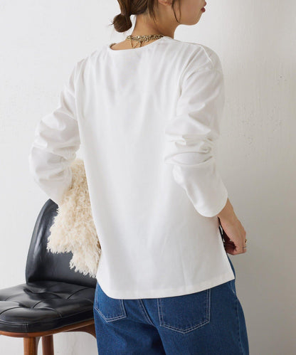 浮雕標誌短袖T恤