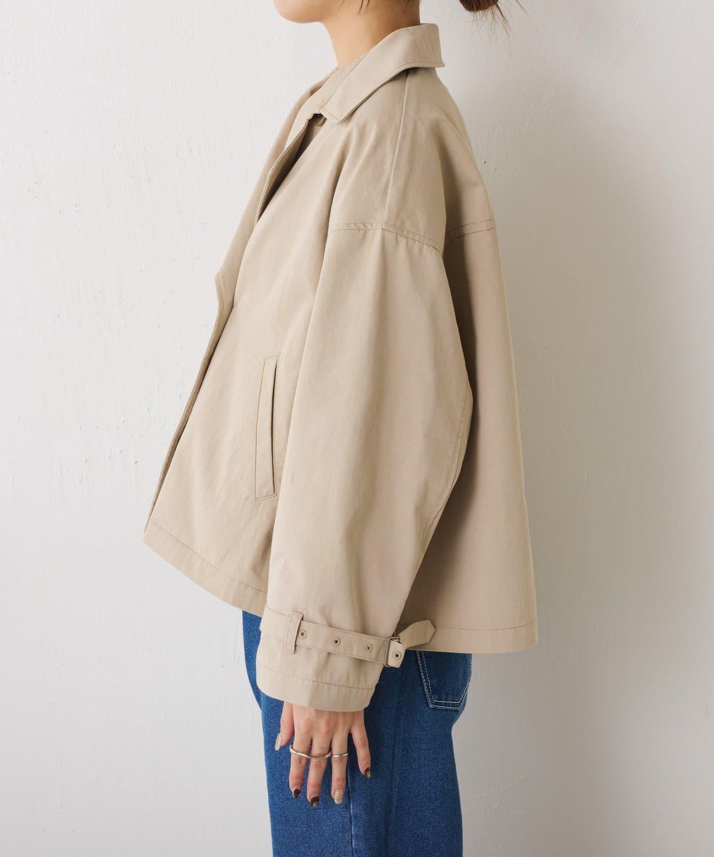 短款風衣夾克