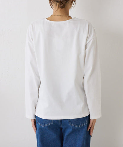 浮雕標誌短袖T恤