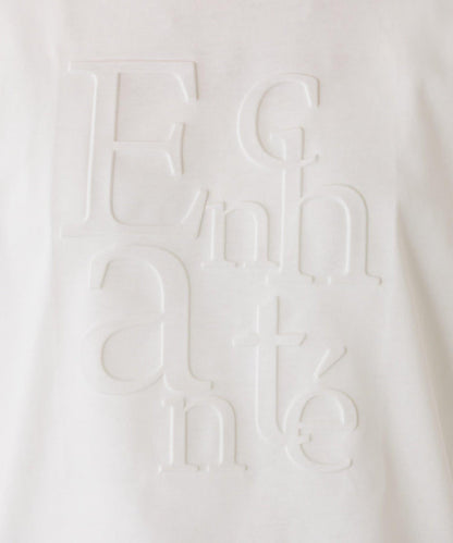 浮雕標誌短袖T恤