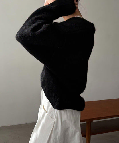 蕾絲裝飾針織衫