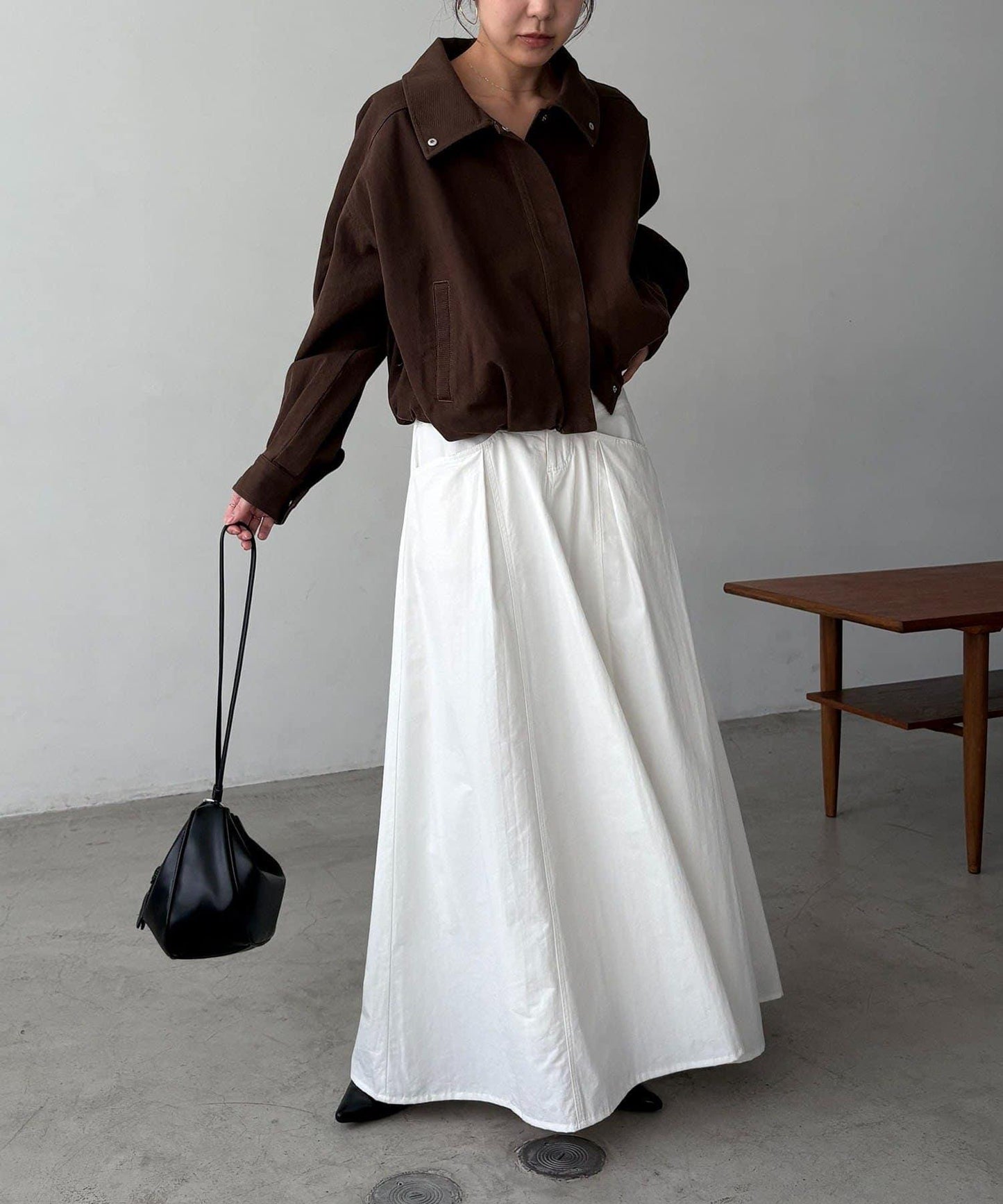 【有多種尺碼】圓領牛仔夾克