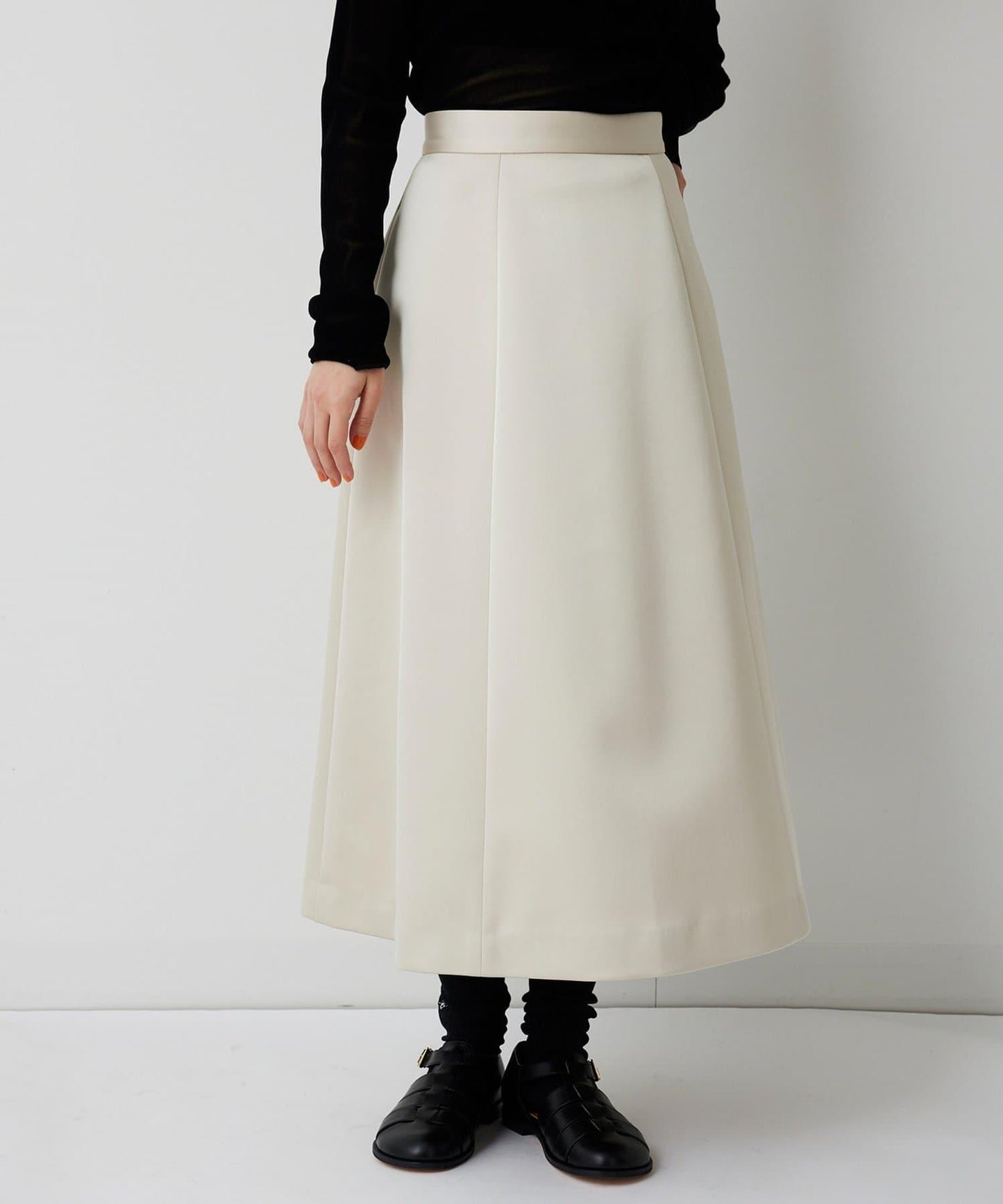 【THE PAUSE】拼接喇叭半身裙