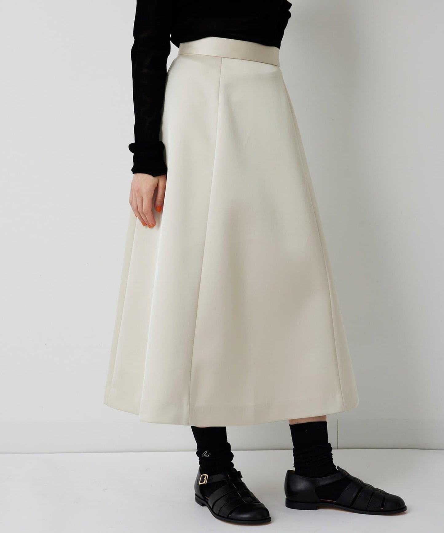 【THE PAUSE】拼接喇叭半身裙