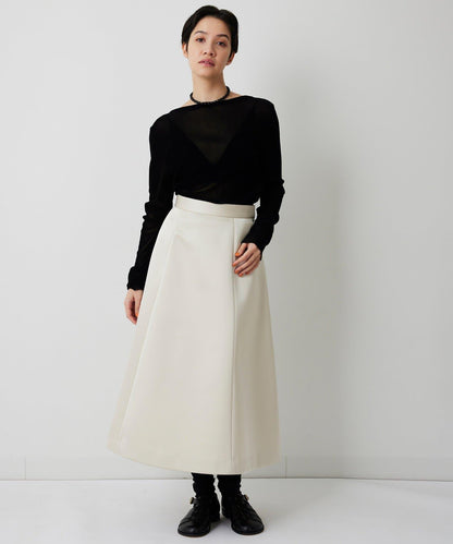 【THE PAUSE】拼接喇叭半身裙