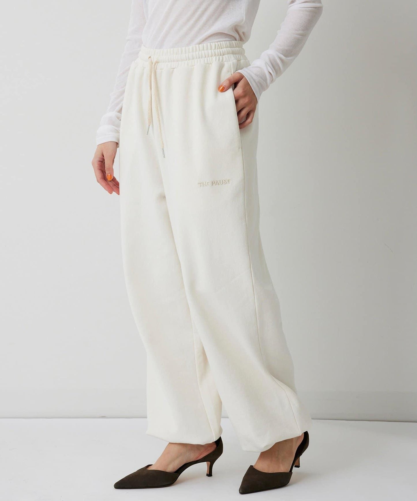 【THE PAUSE】泡泡廓形衛褲