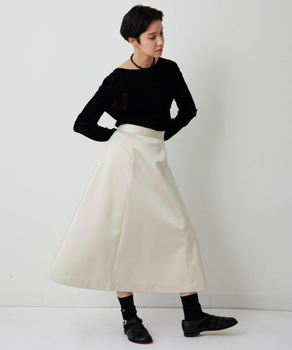 【THE PAUSE】拼接喇叭半身裙