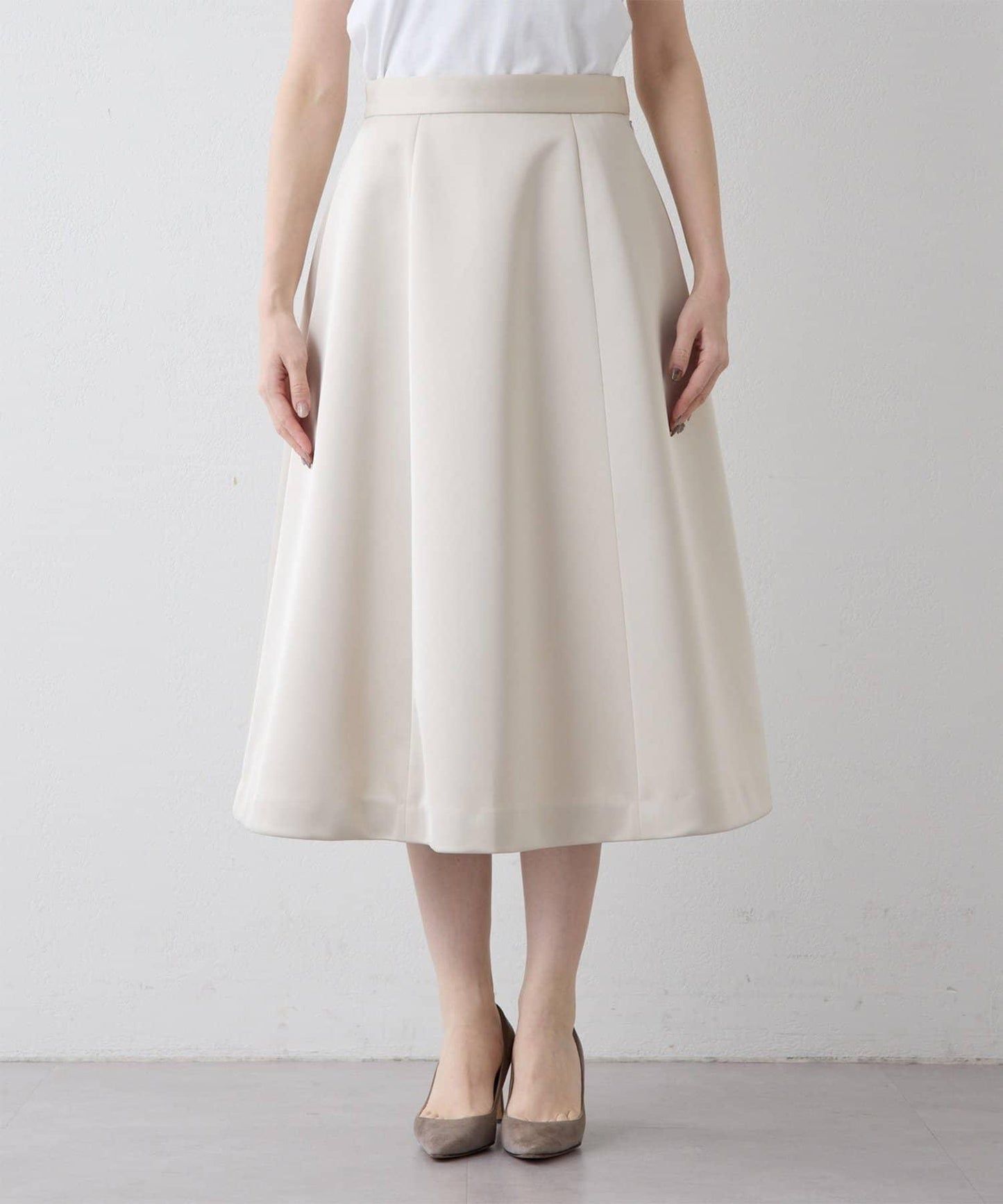 【THE PAUSE】拼接喇叭半身裙