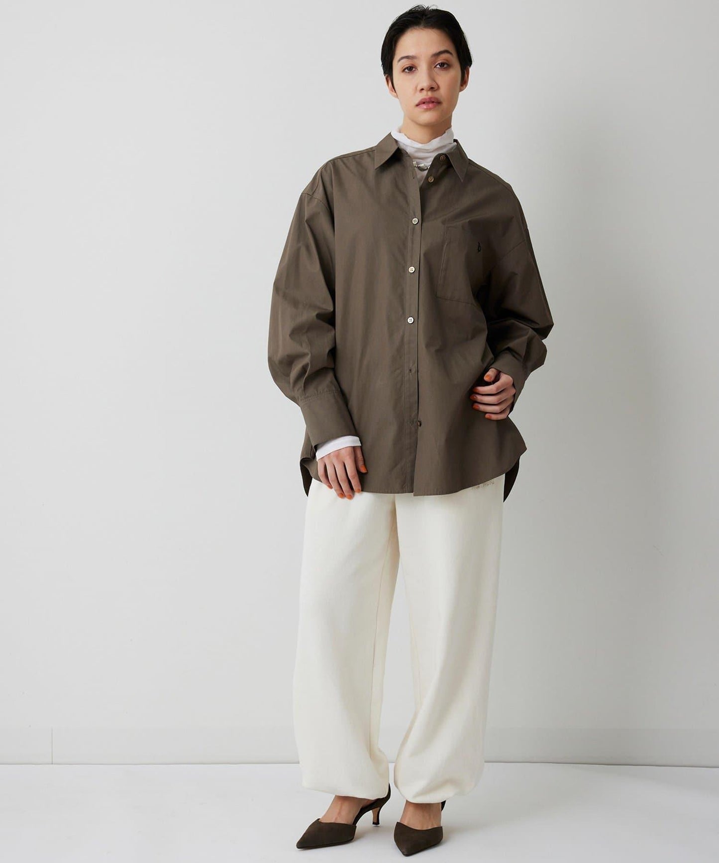 【THE PAUSE】泡泡廓形衛褲