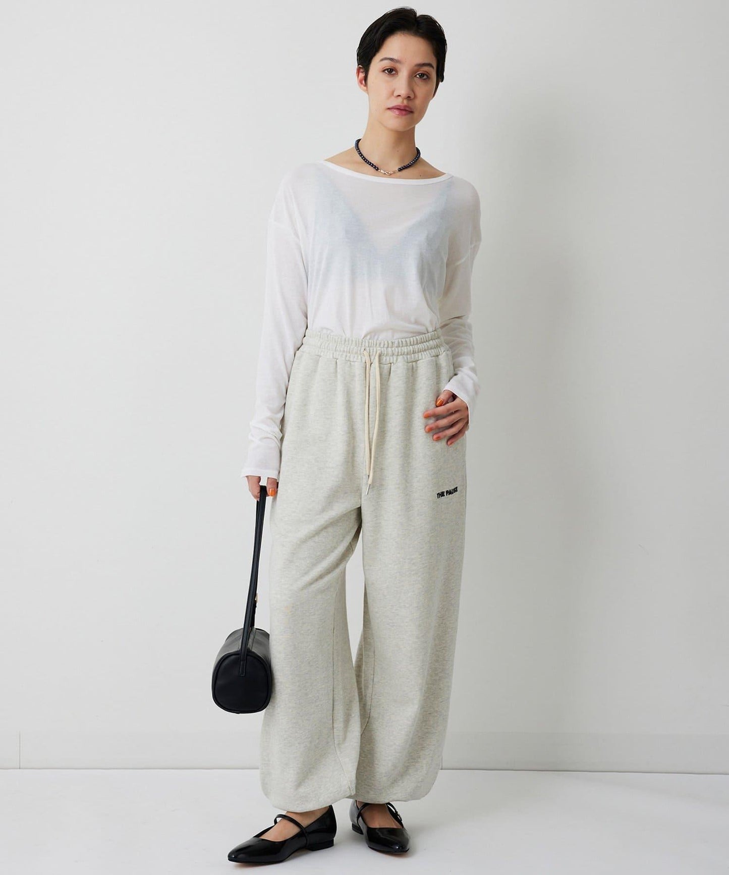 【THE PAUSE】泡泡廓形衛褲