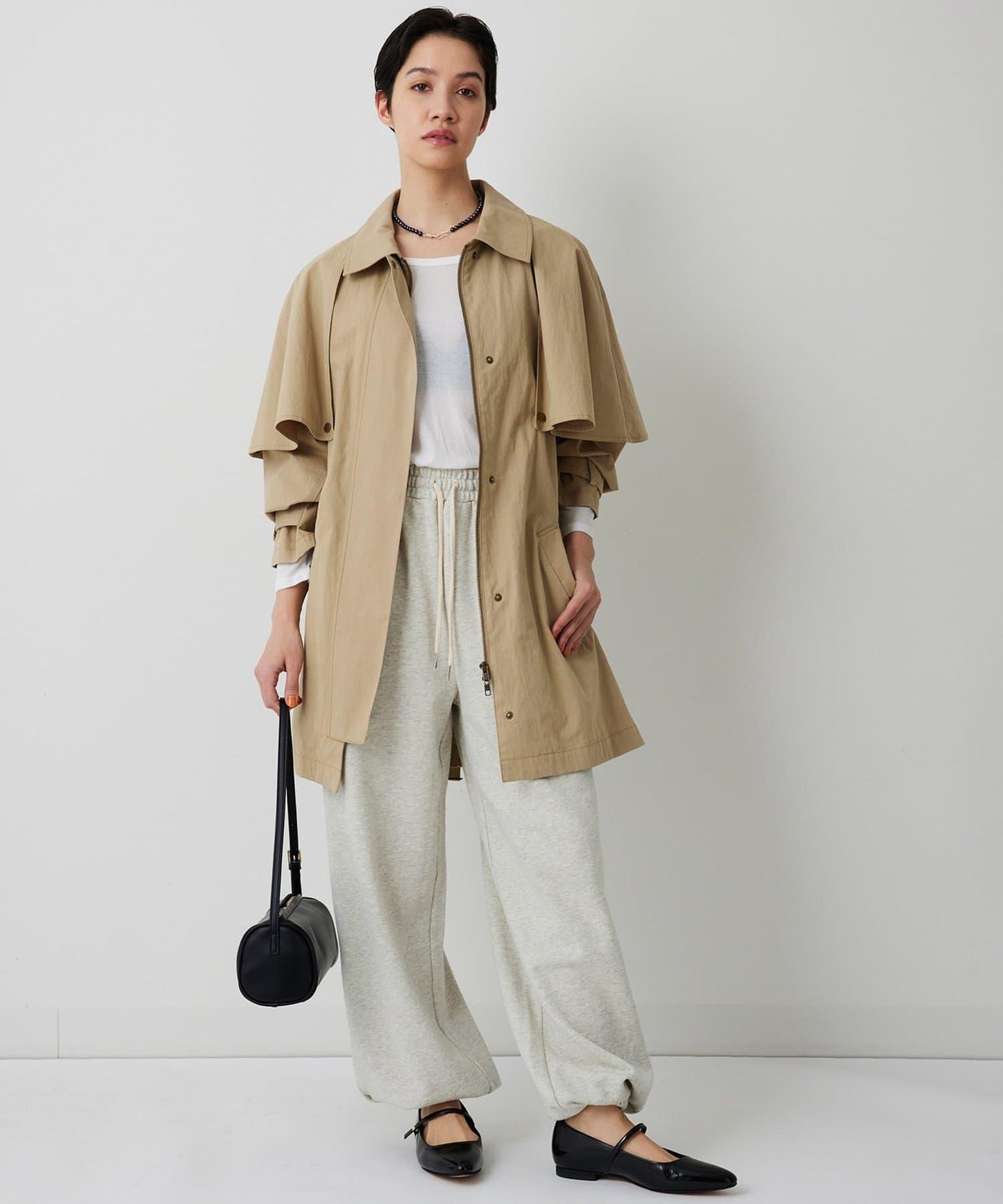 【THE PAUSE】斗篷大衣